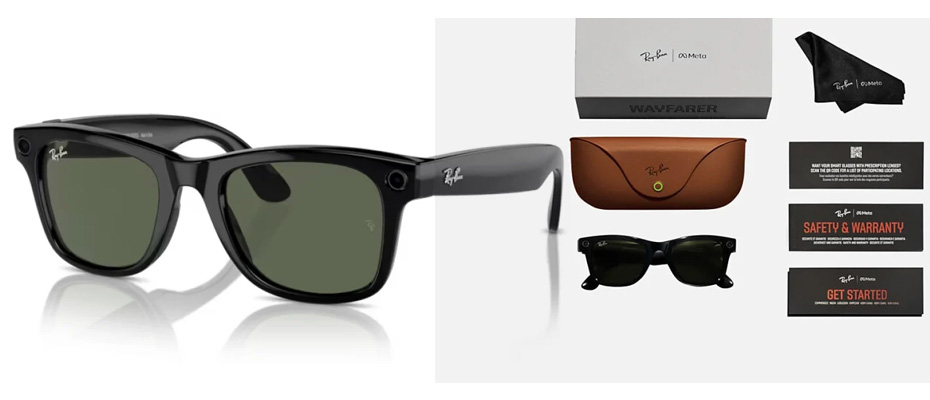 Smart galsses ray ban meta