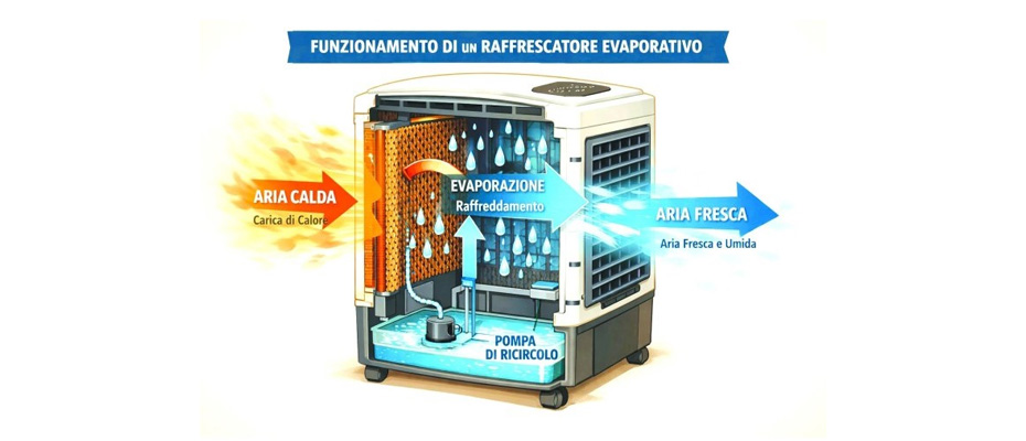 Estate in arrivo prepara la tua azienda e capannone con i raffrescatori evaporativi professionali